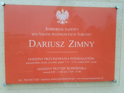 Komornik Sądowy Zimny Dariusz